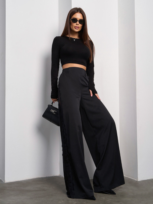 Палаццо ISSA Plus модель SA-596_черный Фото