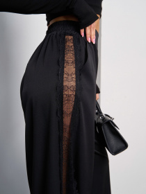 Палаццо ISSA Plus модель SA-596_черный Фото