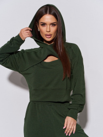 Костюм ISSA Plus модель 14462_хаки Фото