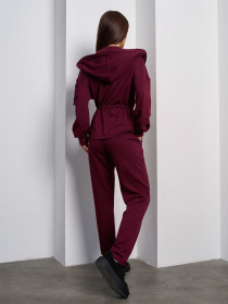Костюм ISSA Plus модель 15049_темно_бордовый Фото