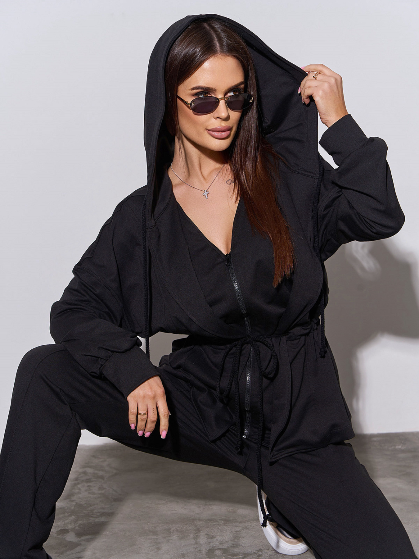 Костюм ISSA Plus модель 15049_черный Фото