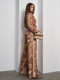 Костюм ISSA Plus модель 15050_коричневый Фото