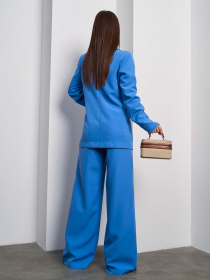 Діловий костюм ISSA Plus модель 15051_голубой Фото