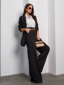 Діловий костюм ISSA Plus модель 15051_черный Фото