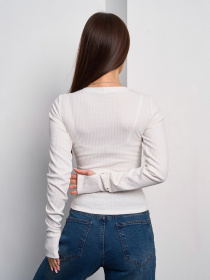 Лонгслів ISSA Plus модель 15052_белый Фото