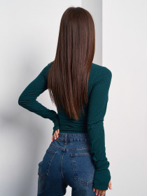 Лонгслів ISSA Plus модель 15053_темно_зеленый Фото