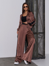 Костюм ISSA Plus модель 15054_коричневый Фото