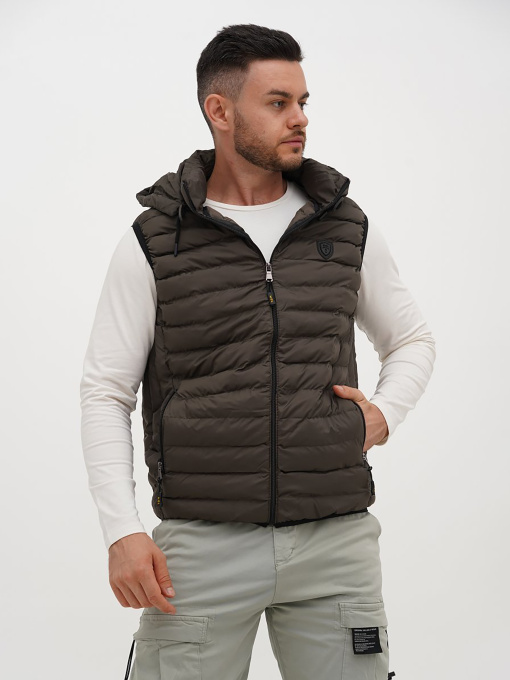 Жилет с утеплителем Trend Collection модель TC12739KhakiZHLTDMMN Фото