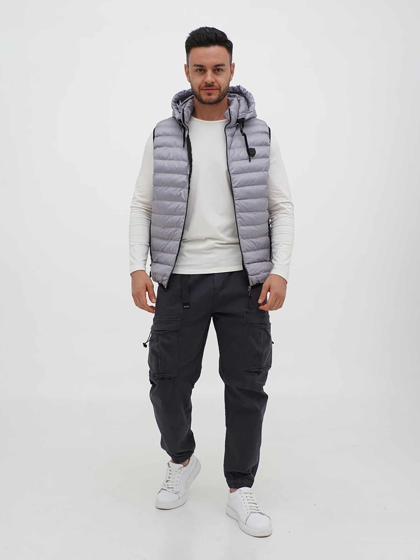 Жилет з утеплювачем Trend Collection модель TC12738LightGreyZHLTDMMN Фото