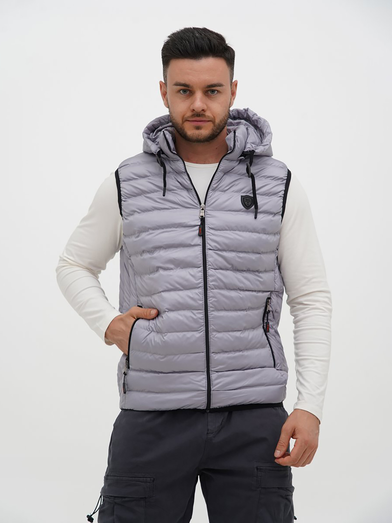 Жилет з утеплювачем Trend Collection модель TC12738LightGreyZHLTDMMN Фото