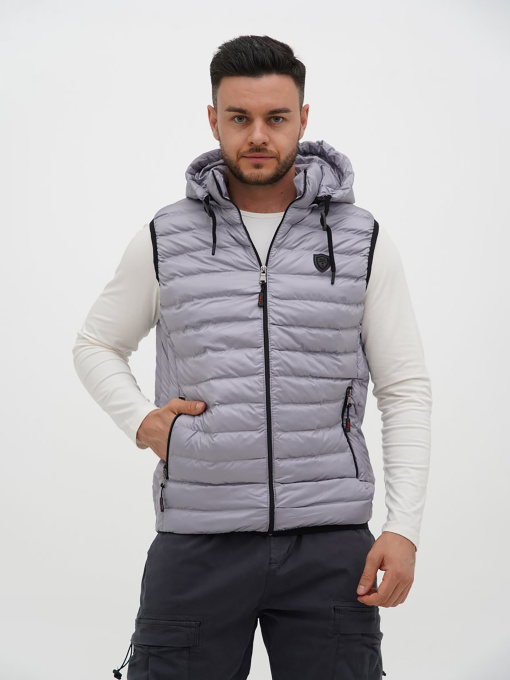 Утепленный жилет Trend Collection модель TC12738LightGreyZHLTDMMN Фото