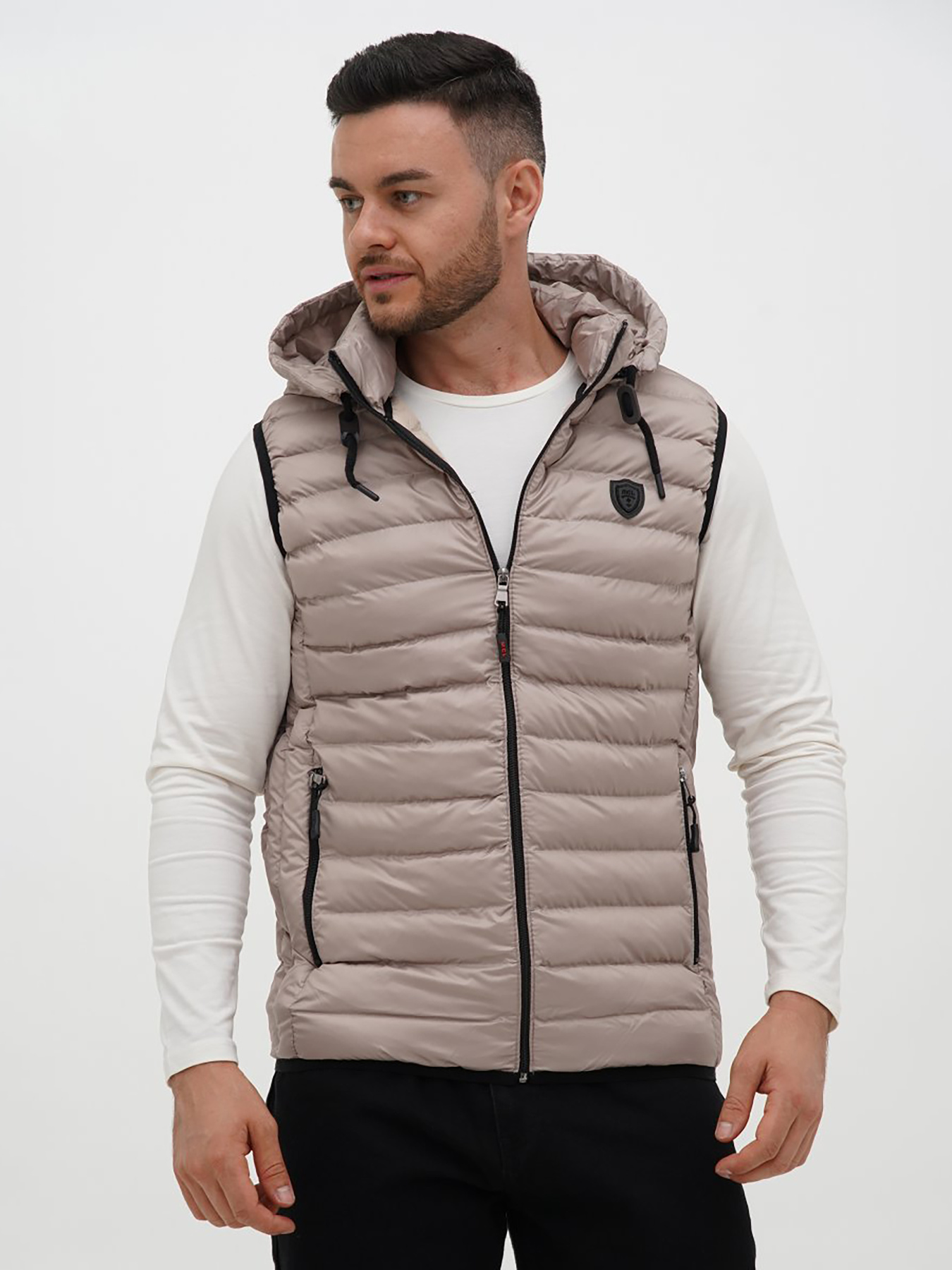 Жилет с утеплителем Trend Collection модель TC12737BeigeZHLTDMMN Фото