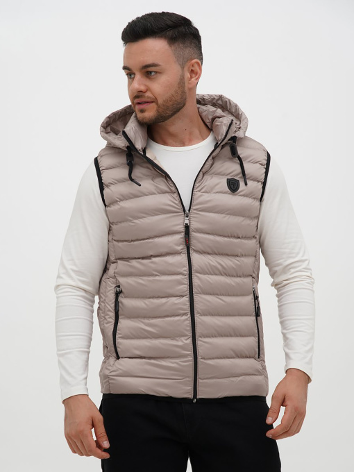 Жилет с утеплителем Trend Collection модель TC12737BeigeZHLTDMMN Фото