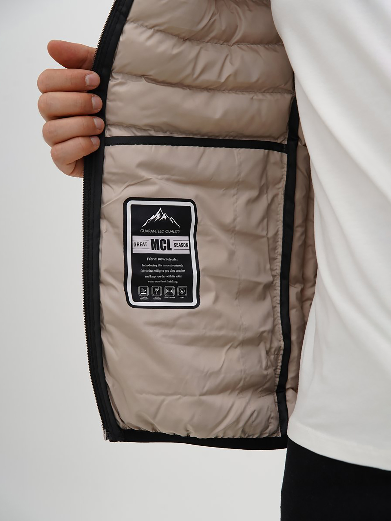 Утепленный жилет Trend Collection модель TC12737BeigeZHLTDMMN Фото