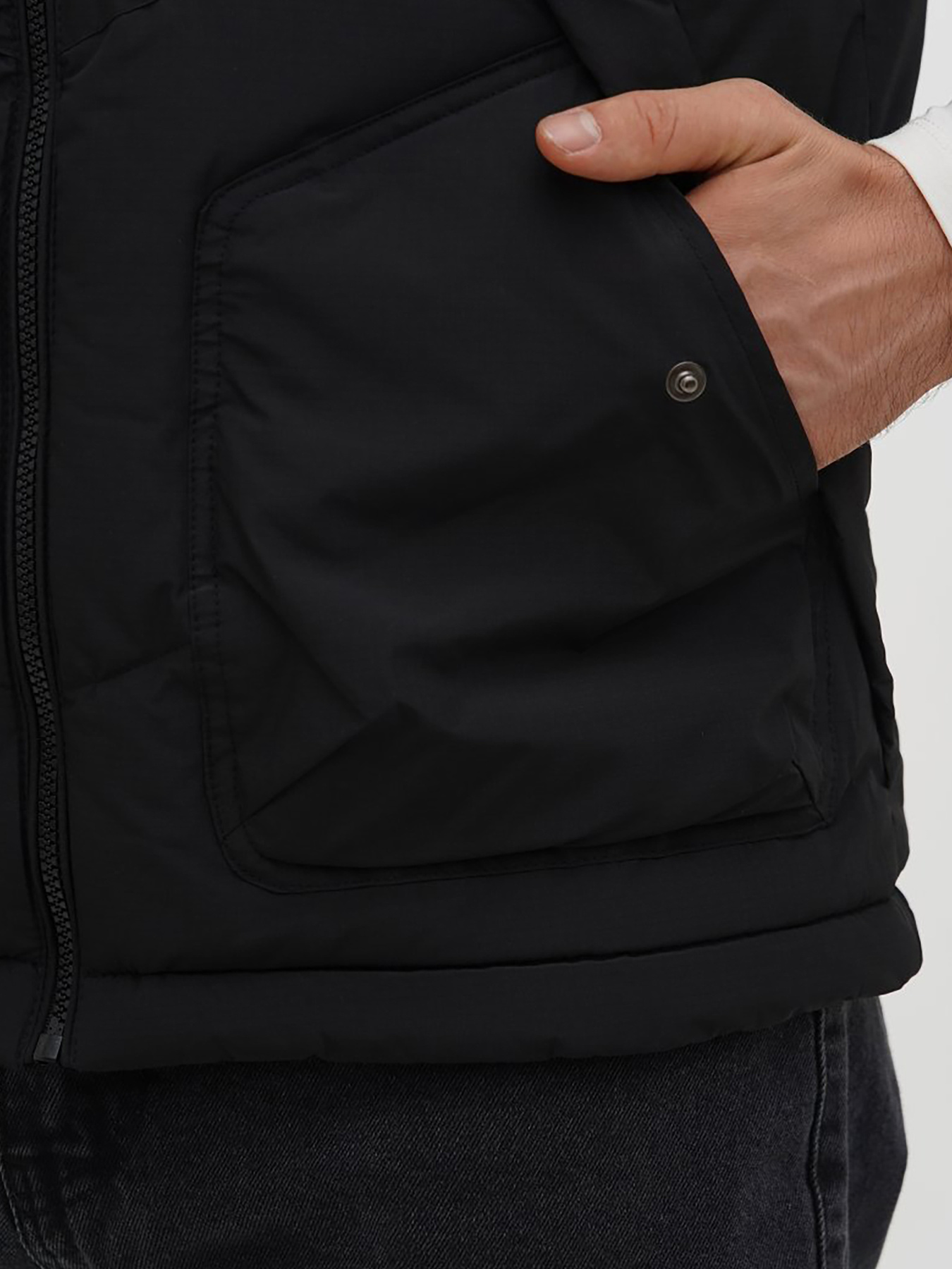 Утепленный жилет Trend Collection модель TC12716BlackZHLTDMMN Фото