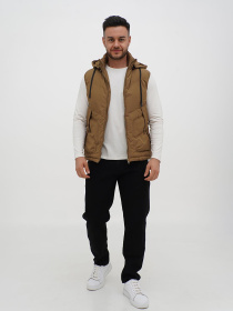 Утепленный жилет Trend Collection модель TC12715BrownZHLTDMMN Фото