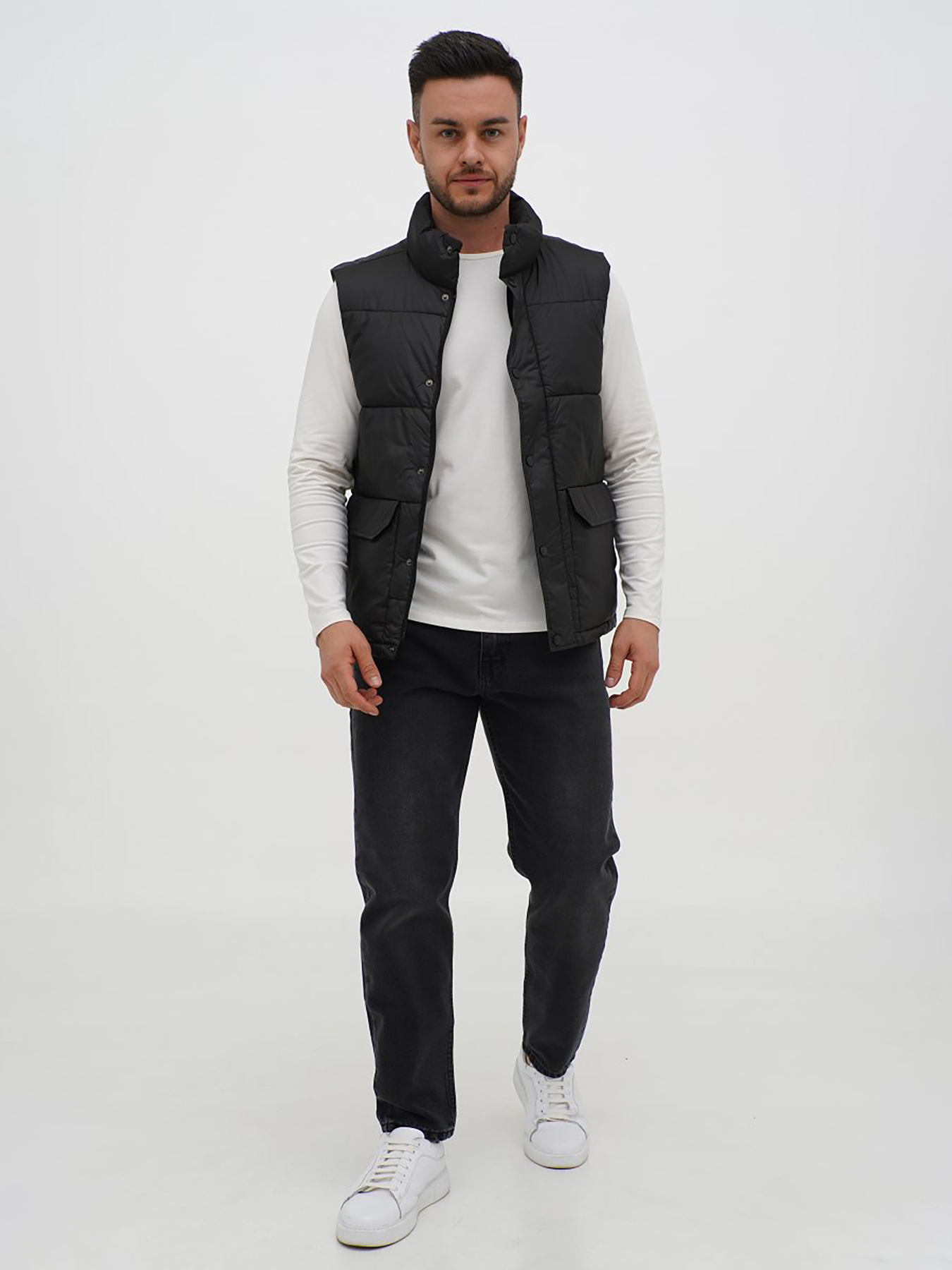 Утепленный жилет Trend Collection модель TC12701BlackZHLTDMMN Фото