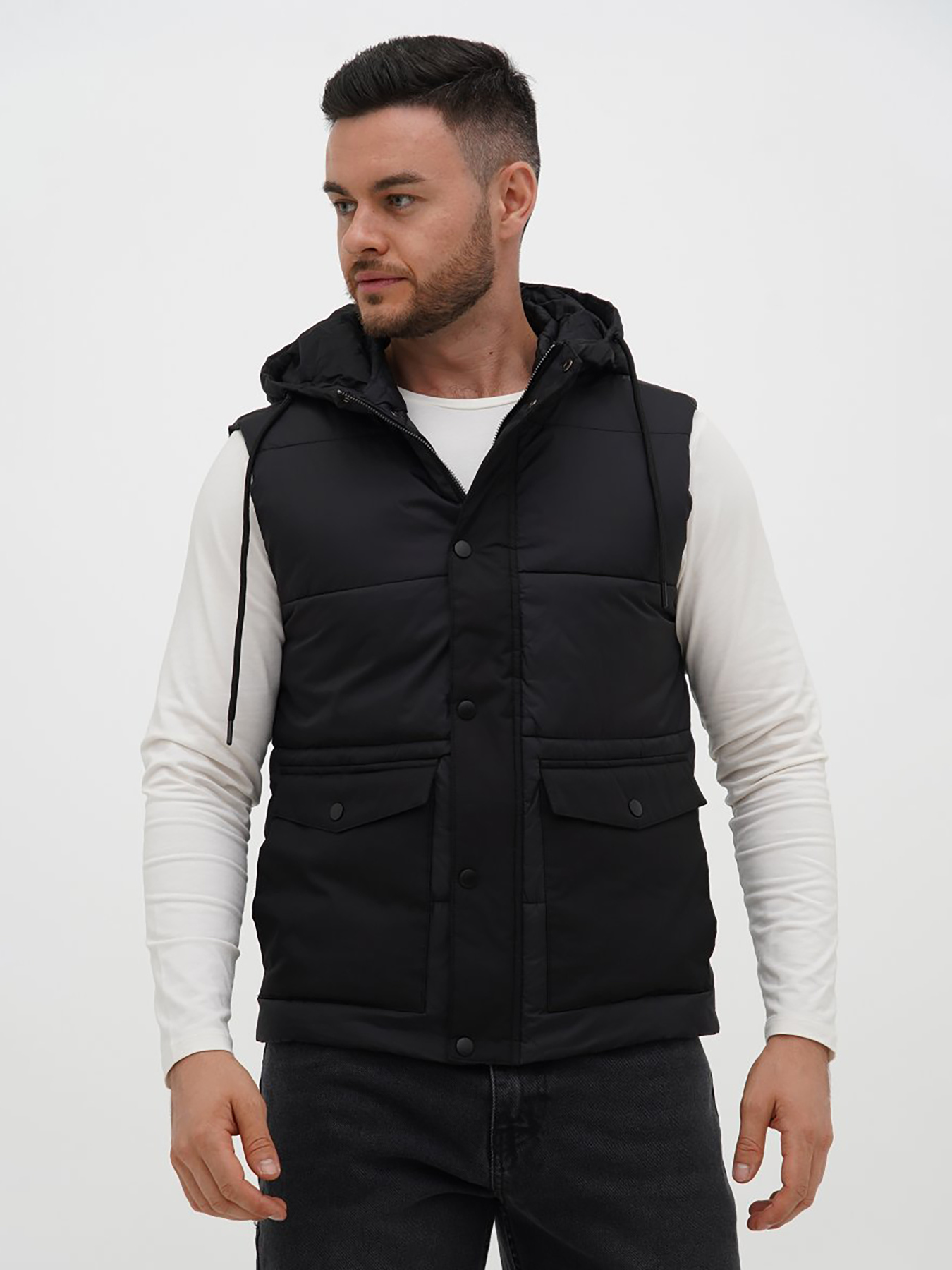 Утеплений жилет Trend Collection модель TC12699BlackZHLTDMMN Фото