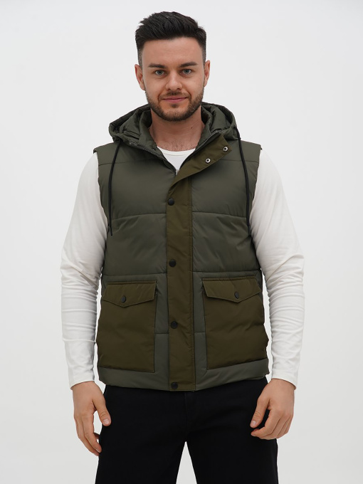 Жилет с утеплителем Trend Collection модель TC12698GreenZHLTDMMN Фото