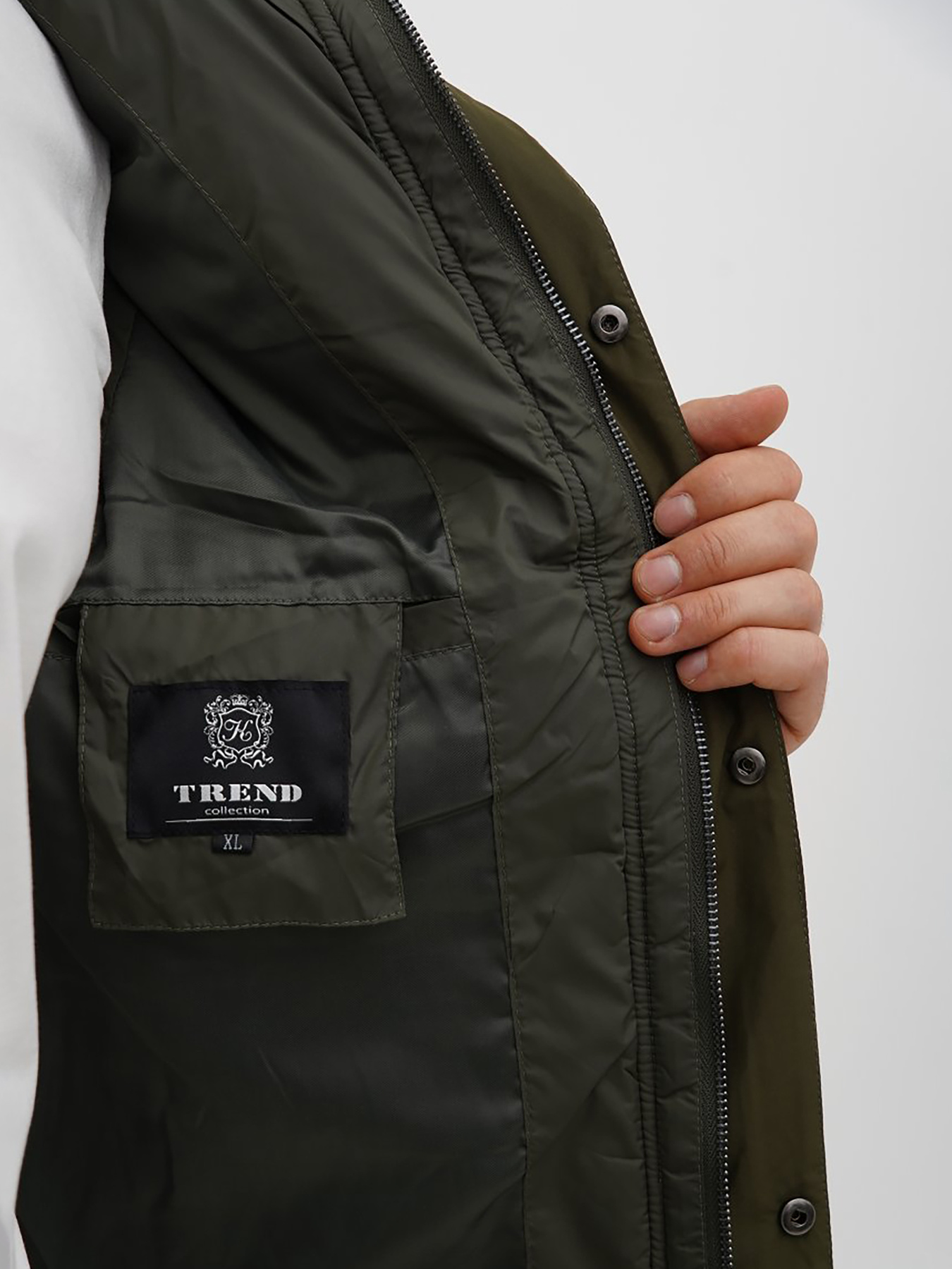 Утеплений жилет Trend Collection модель TC12698GreenZHLTDMMN Фото