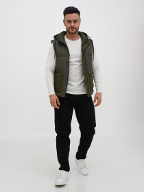 Утеплений жилет Trend Collection модель TC12698GreenZHLTDMMN Фото