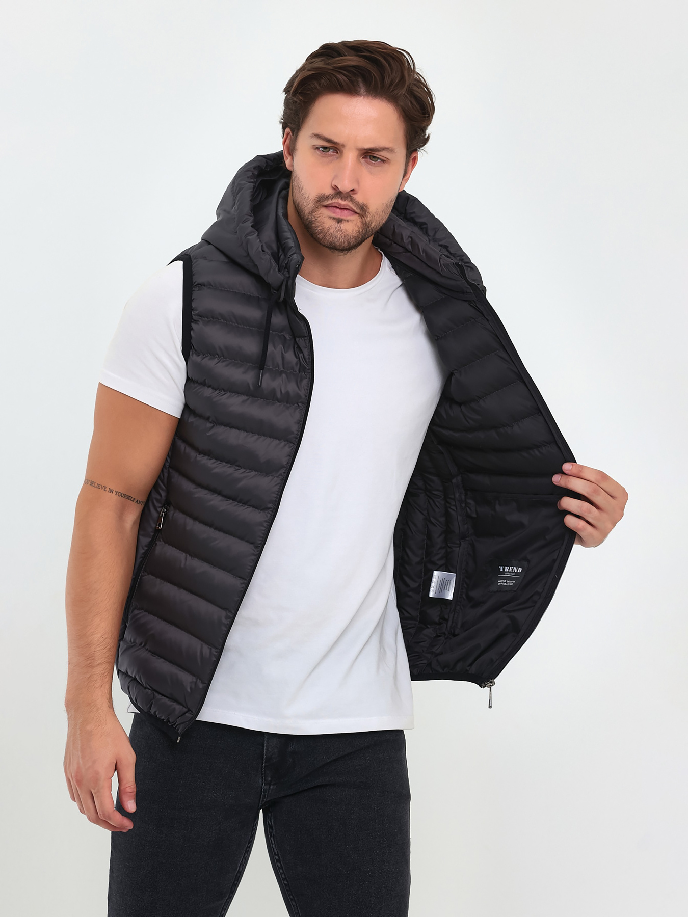 Жилет с утеплителем Trend Collection модель TC9927BlackZHLTDMMN Фото