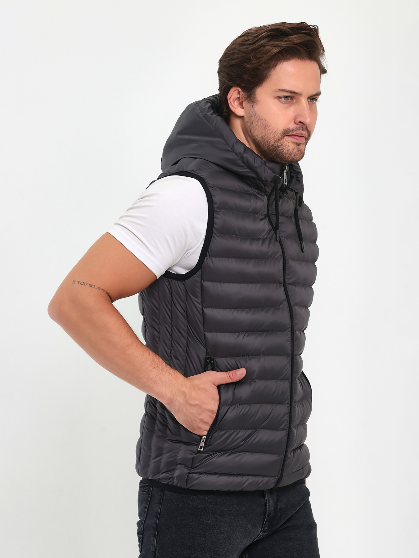 Жилет с утеплителем Trend Collection модель TC9927BlackZHLTDMMN Фото