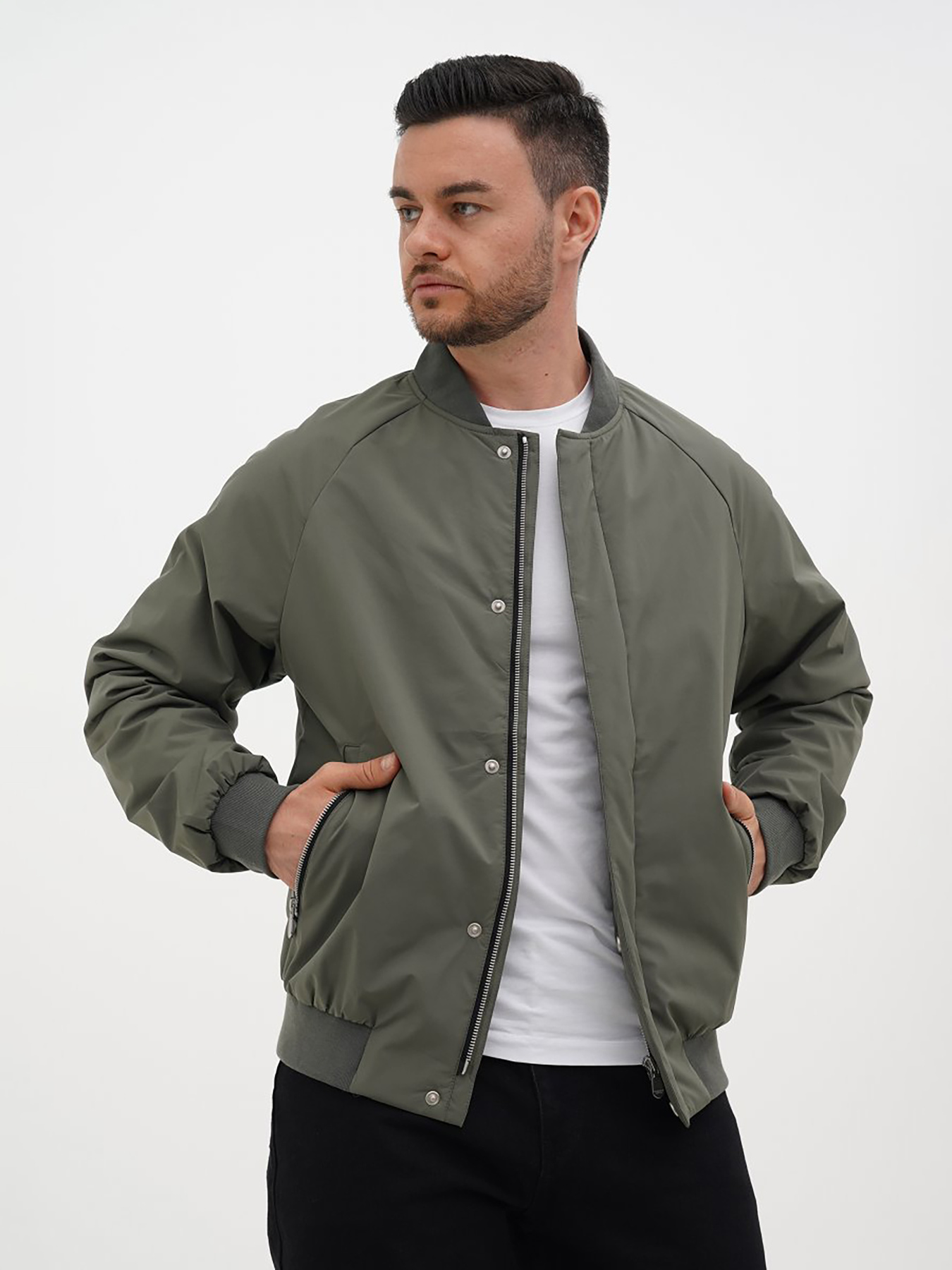 Демисезонная куртка Trend Collection модель TC12894KhakiMNKRTKDMSZN Фото