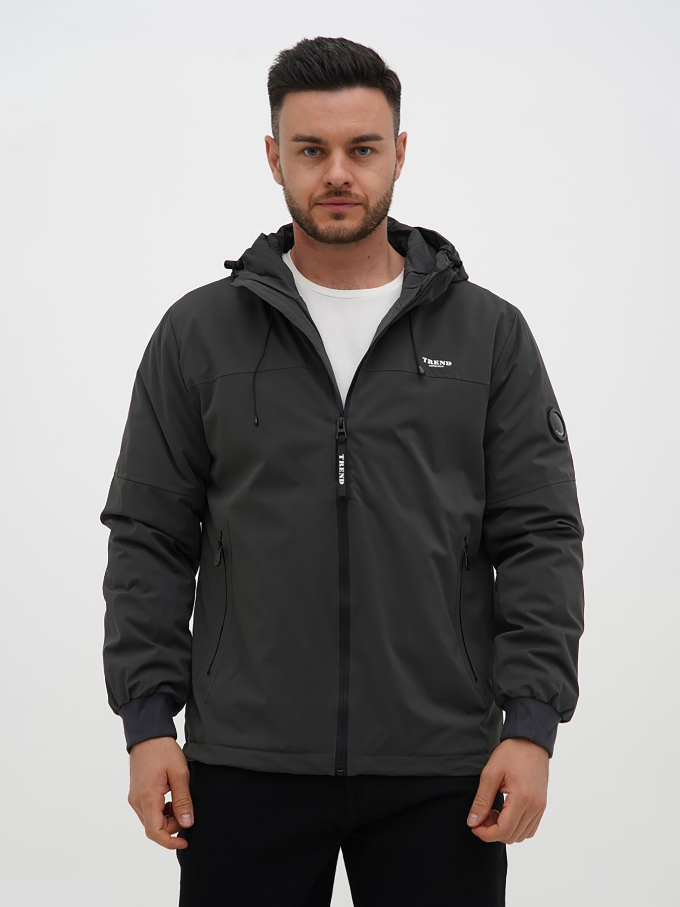 Демісезонна куртка Trend Collection модель TC12780GreyGreenMNKRTKDMSZN Фото