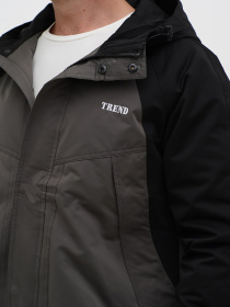 Демисезонная куртка Trend Collection модель TC12775BlackGreyMNKRTKDMSZN Фото