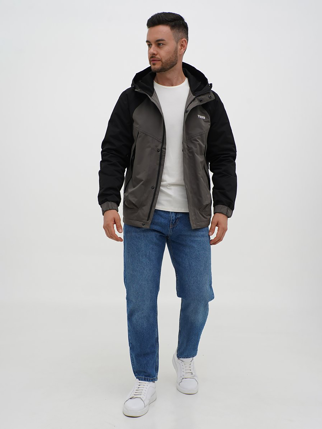 Демісезонна куртка Trend Collection модель TC12775BlackGreyMNKRTKDMSZN Фото