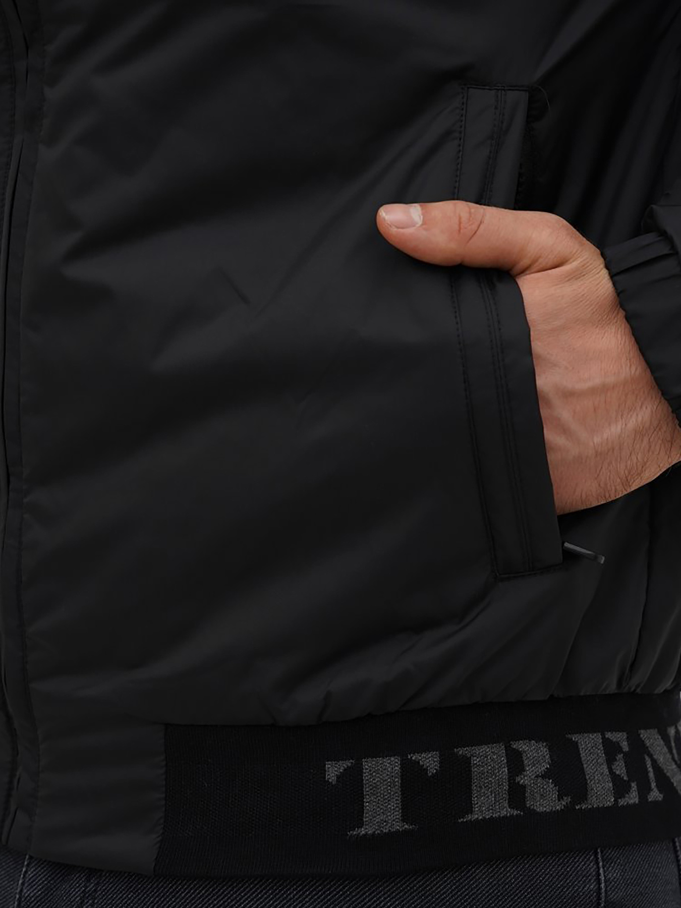 Демисезонная куртка Trend Collection модель TC12765BlackMNKRTKDMSZN Фото