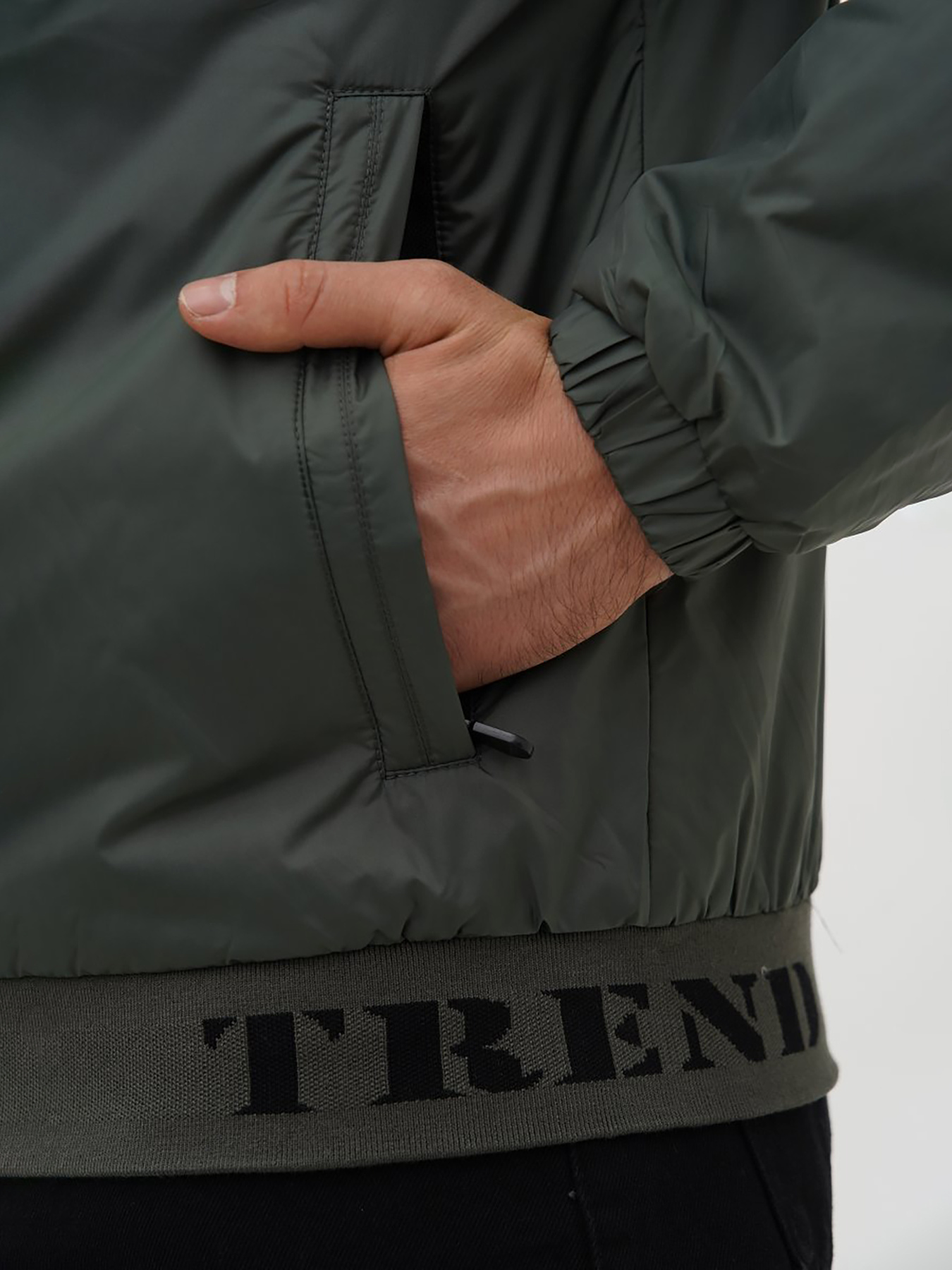 Демісезонна куртка Trend Collection модель TC12763GreenMNKRTKDMSZN Фото