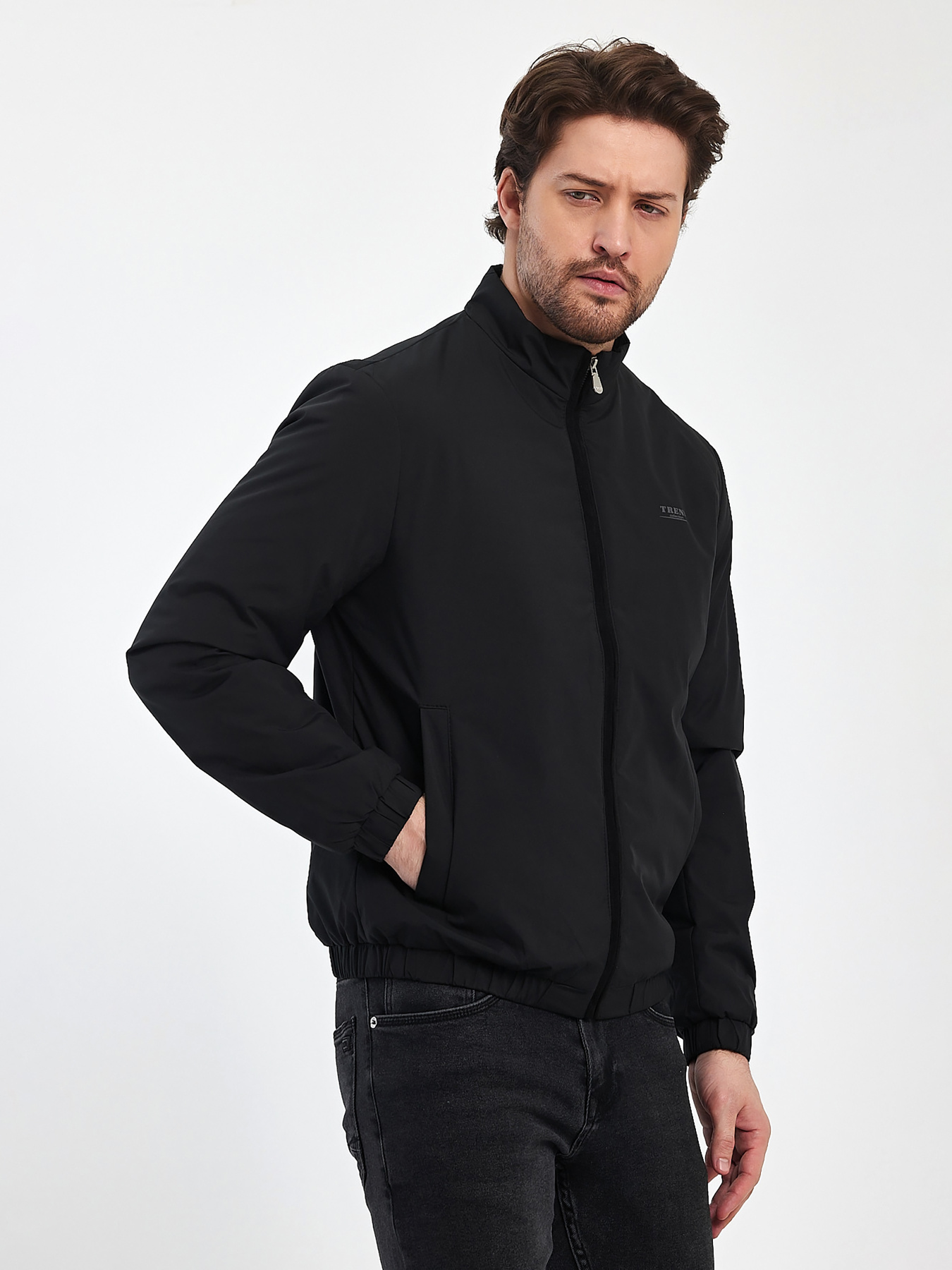 Демисезонная куртка Trend Collection модель TC11134BlackMNKRTKDMSZN Фото