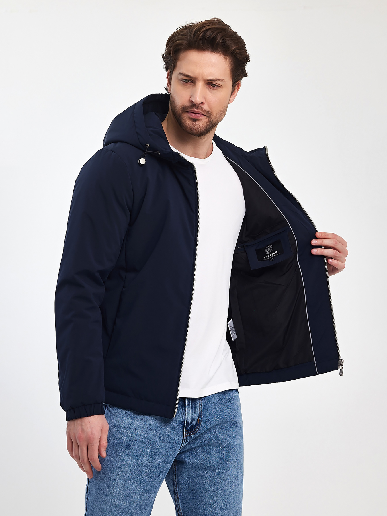 Демисезонная куртка Trend Collection модель TC10701DarkBlueMNKRTKDMSZN Фото