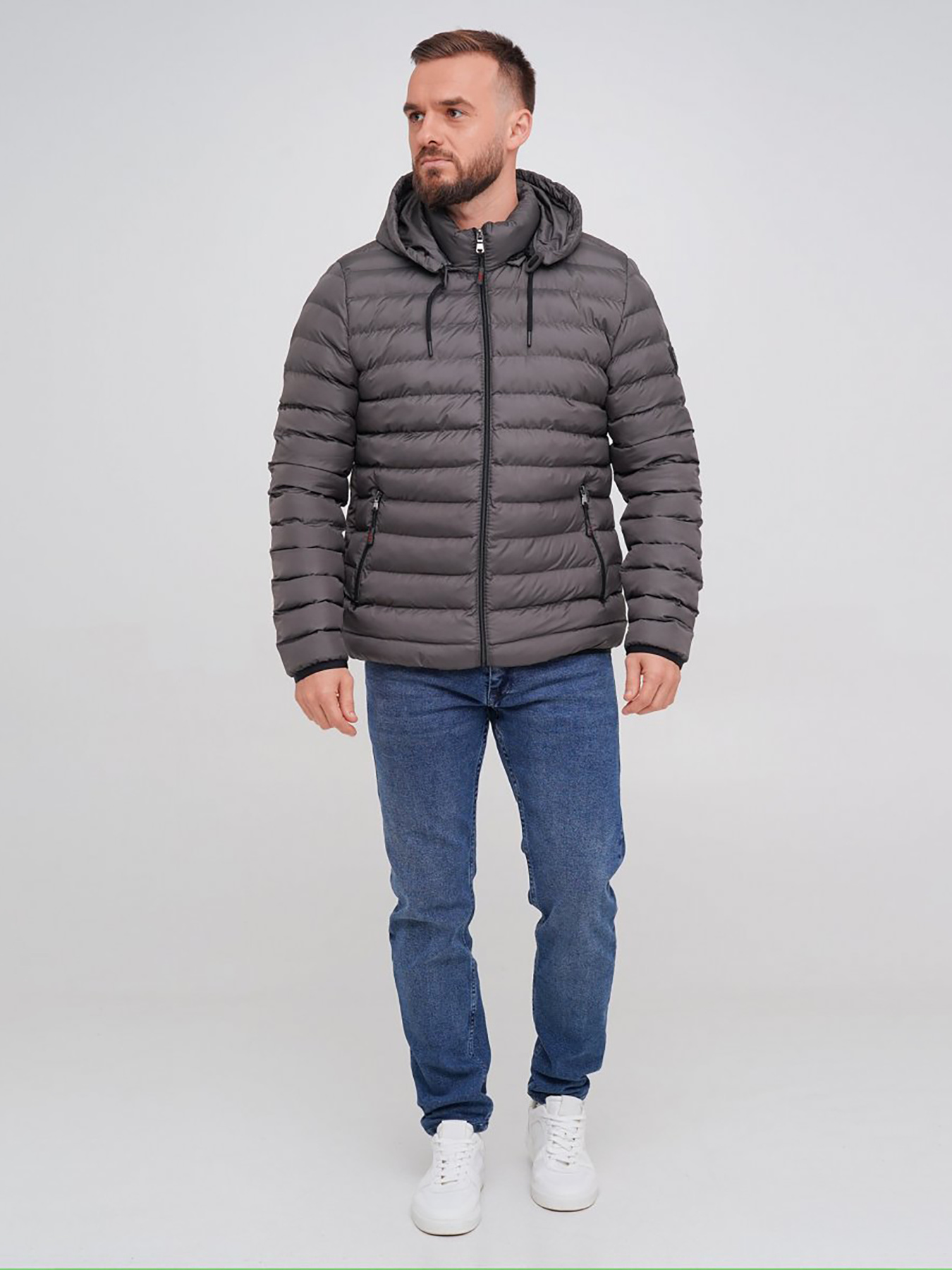 Демисезонная куртка Trend Collection модель TC9946GreyMNKRTKDMSZN Фото