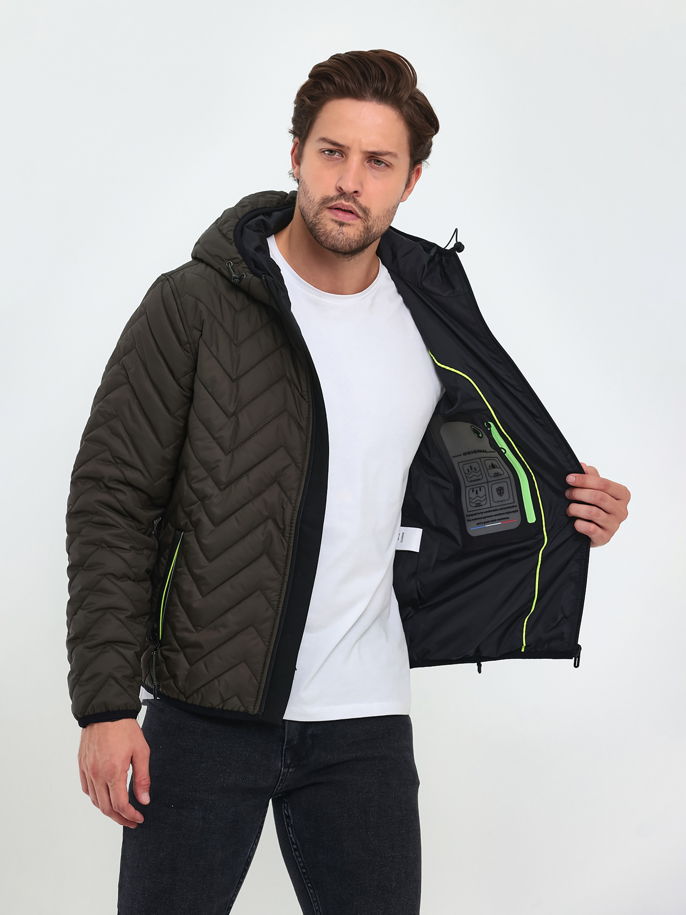 Демисезонная куртка Trend Collection модель TC9166KhakiMNKRTKDMSZN Фото