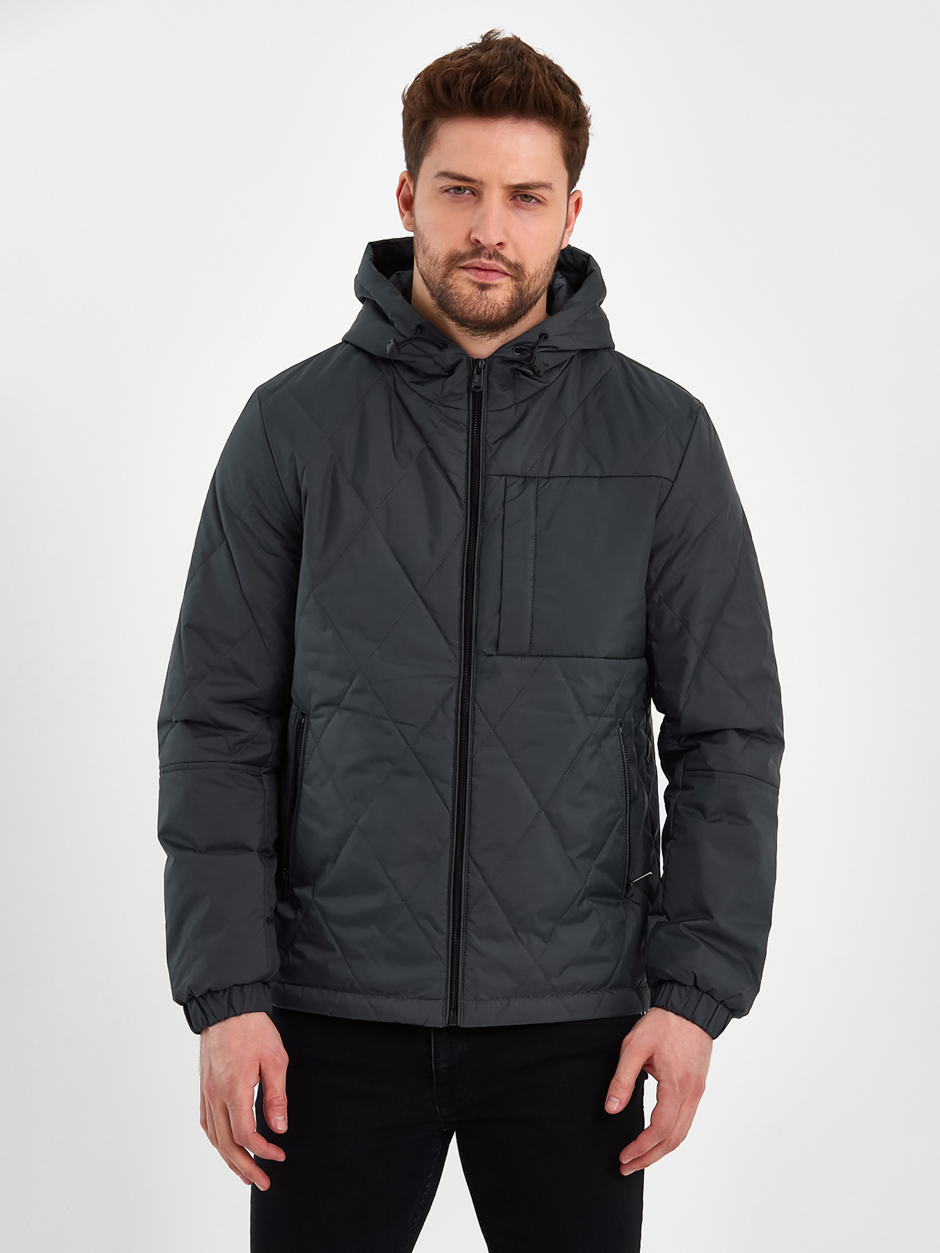 Демисезонная куртка Trend Collection модель TC7747DarkGreyMNKRTKDMSZN Фото
