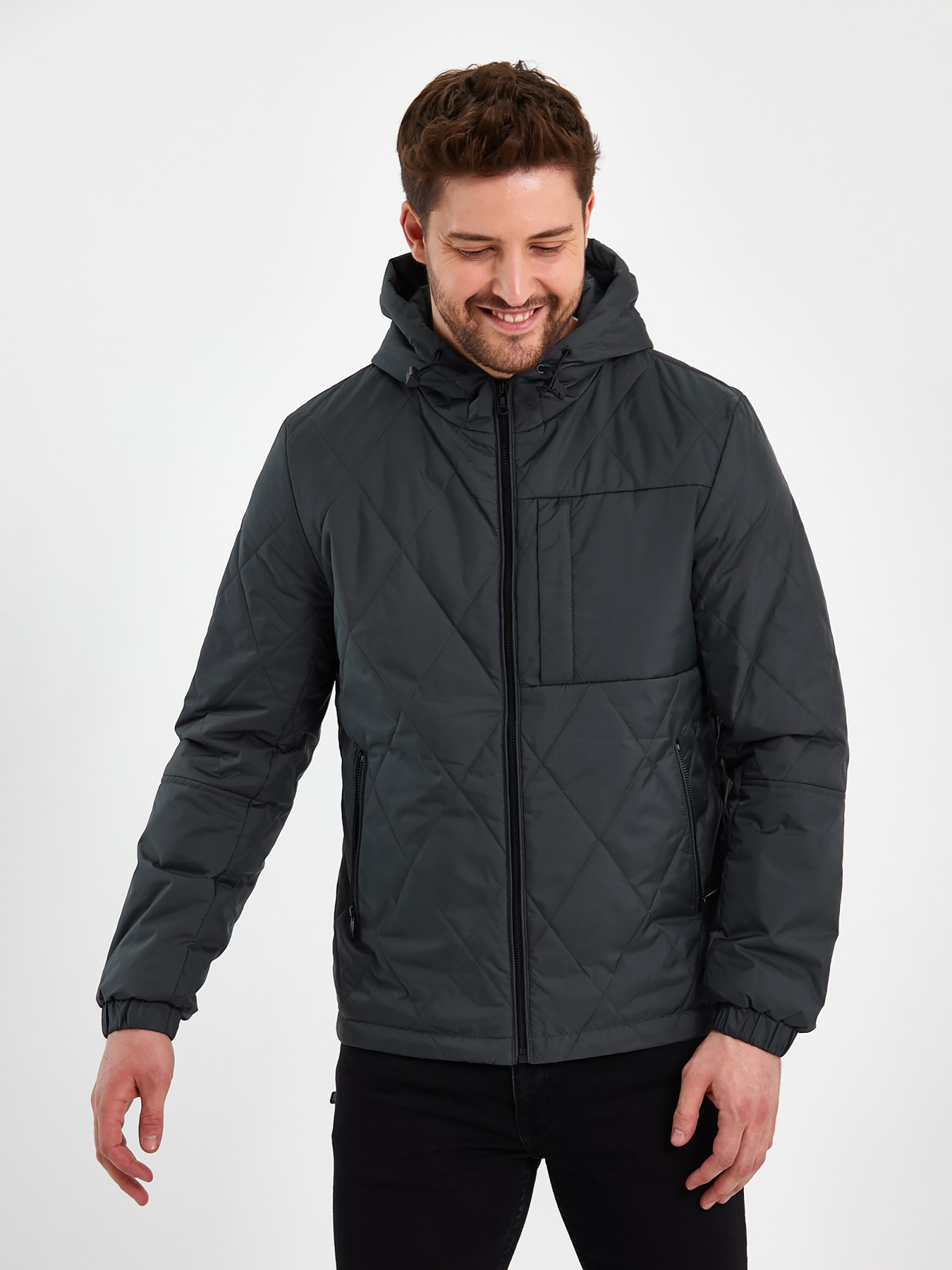 Демисезонная куртка Trend Collection модель TC7747DarkGreyMNKRTKDMSZN Фото