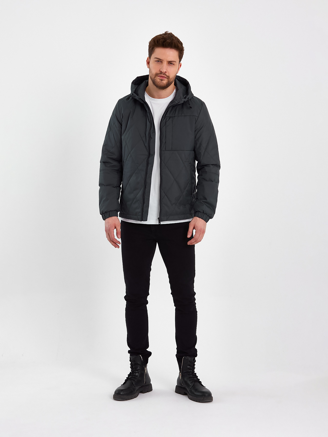 Демісезонна куртка Trend Collection модель TC7747DarkGreyMNKRTKDMSZN Фото