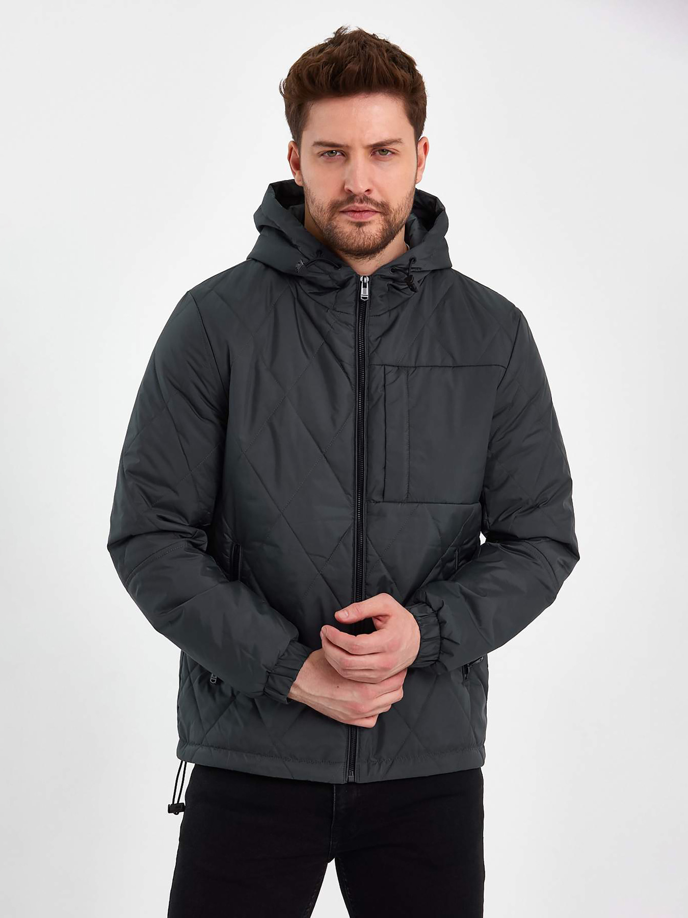 Демісезонна куртка Trend Collection модель TC7747DarkGreyMNKRTKDMSZN Фото