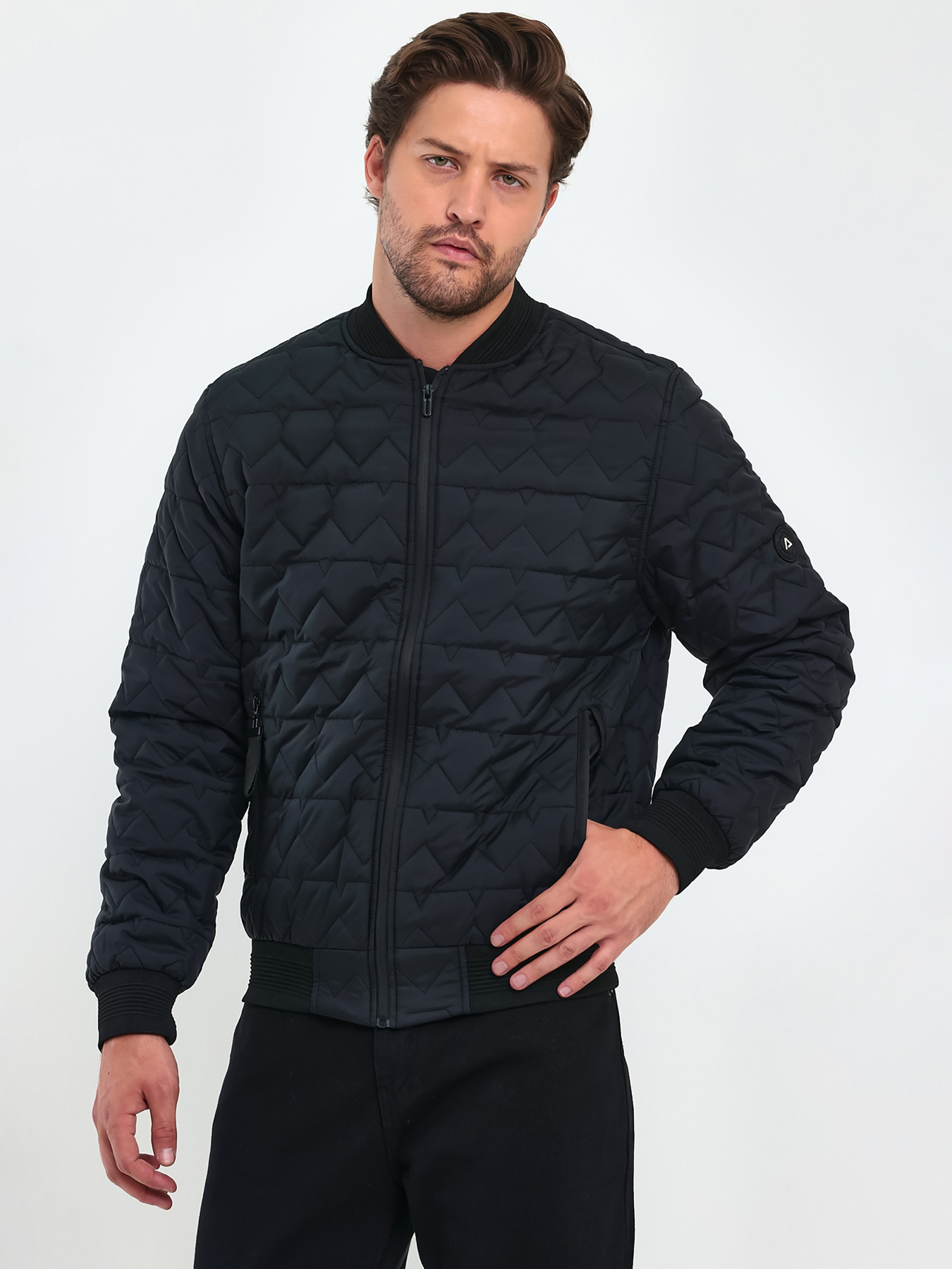 Демісезонна куртка Trend Collection модель TC6139BlackMNKRTKDMSZN Фото