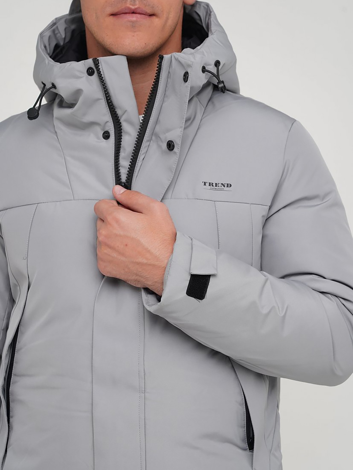 Демисезонная куртка Trend Collection модель TC5386GreyMNKRTKDMSZN Фото