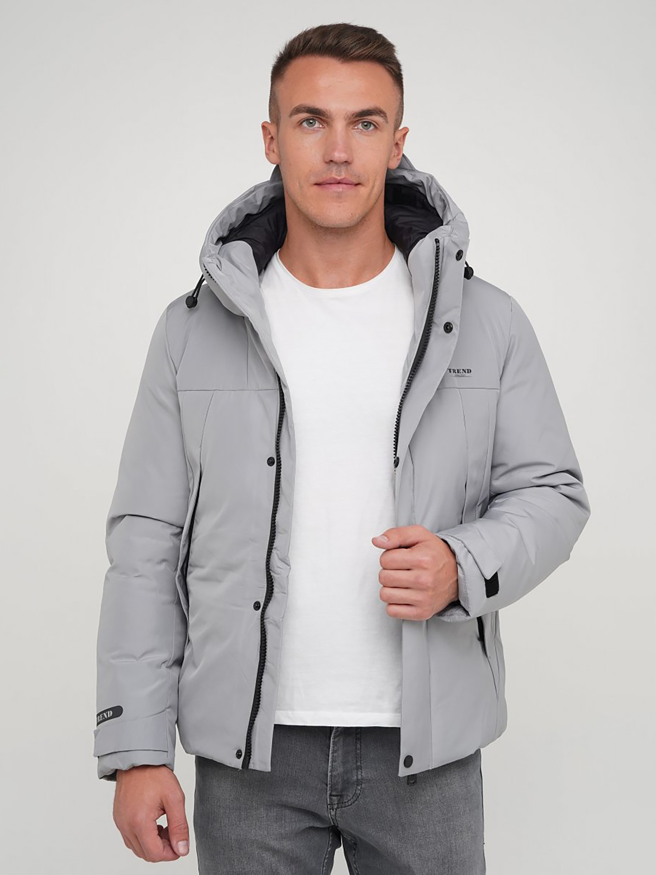 Демисезонная куртка Trend Collection модель TC5386GreyMNKRTKDMSZN Фото