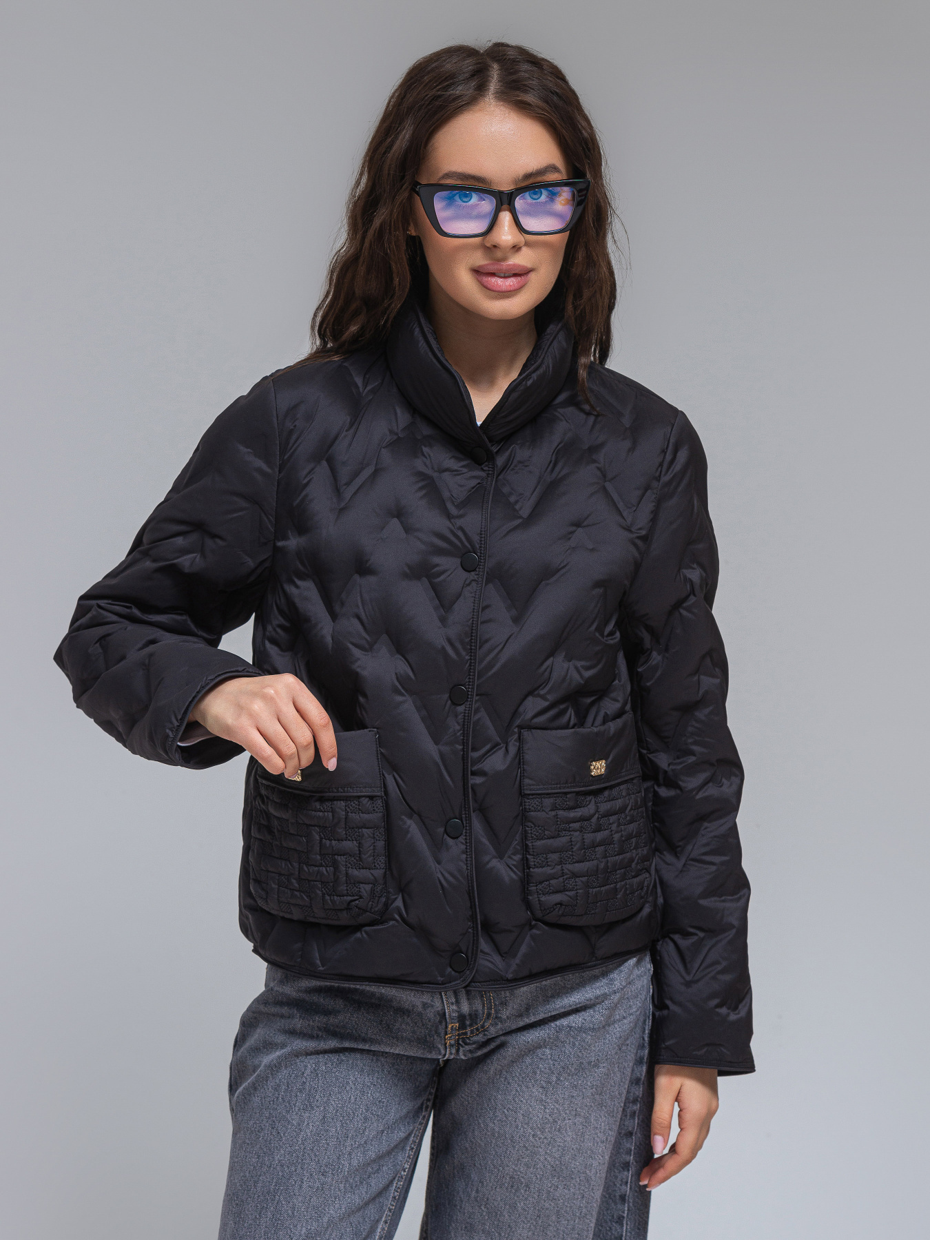 Демисезонная куртка VIVA WEAR модель 065-black Фото