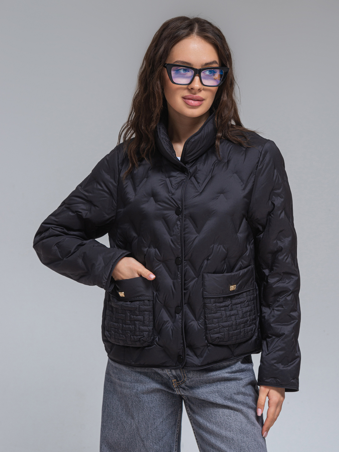 Демисезонная куртка VIVA WEAR модель 065-black Фото