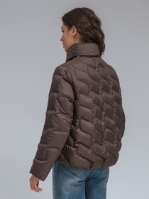 Демисезонная куртка VIVA WEAR модель 068-choco Фото