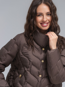 Демисезонная куртка VIVA WEAR модель 068-choco Фото