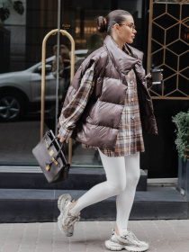 Утеплений жилет Jadone Fashion модель Zhylet_Soft_chokol Фото