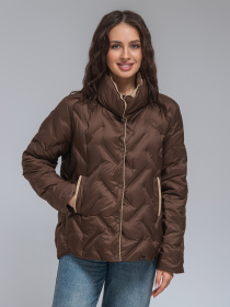 Демисезонная куртка VIVA WEAR модель 8885-choco Фото